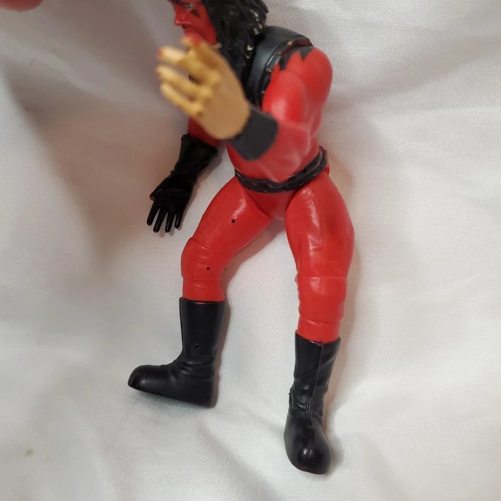 Vintage WWF Kane 1998  Jakks Wrestling Action Figure The Big Red‎ Machine WWE